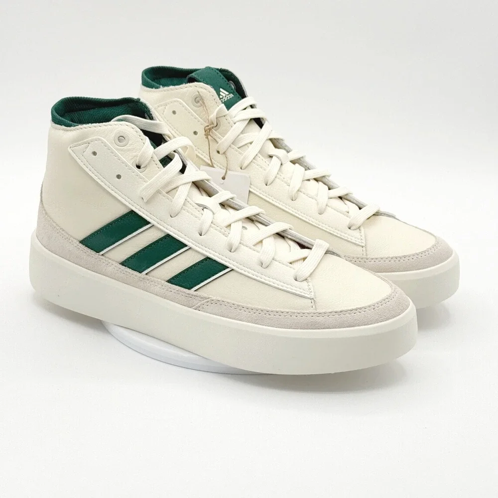 Adidas Znsored Hi Premium Leather Sneakers Mens Size 9 White Green IF4446 NEW